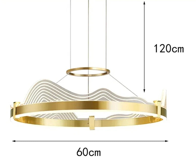 suspension moderne pour éclairage intérieur design élégant
