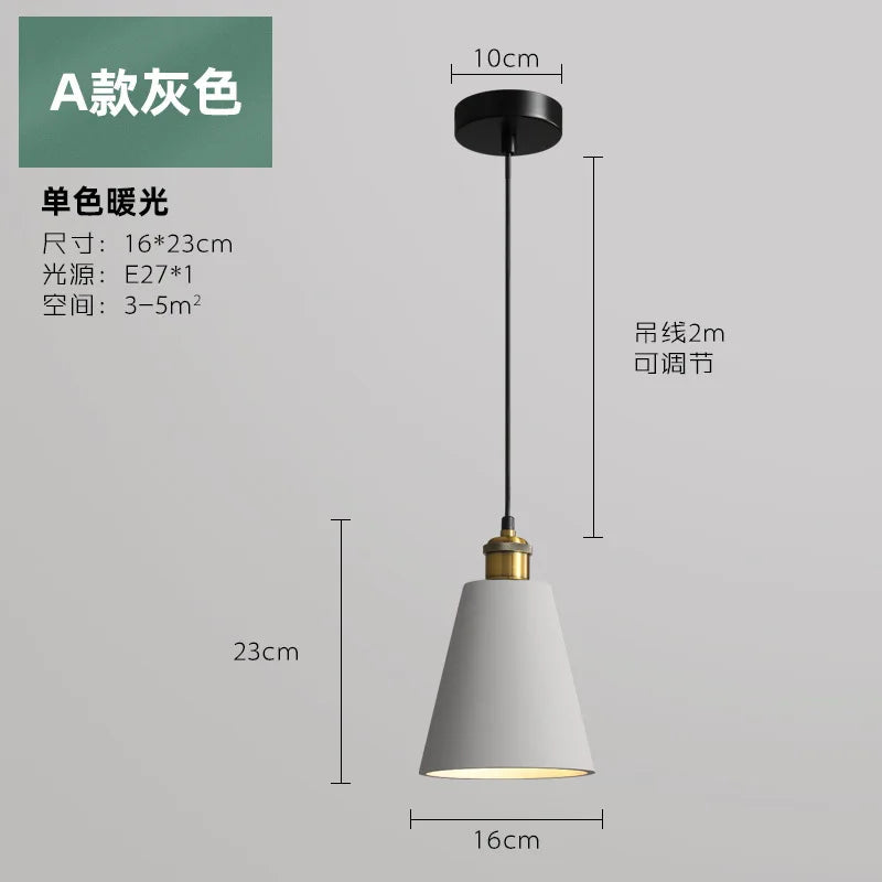 Suspension LED de Style industriel