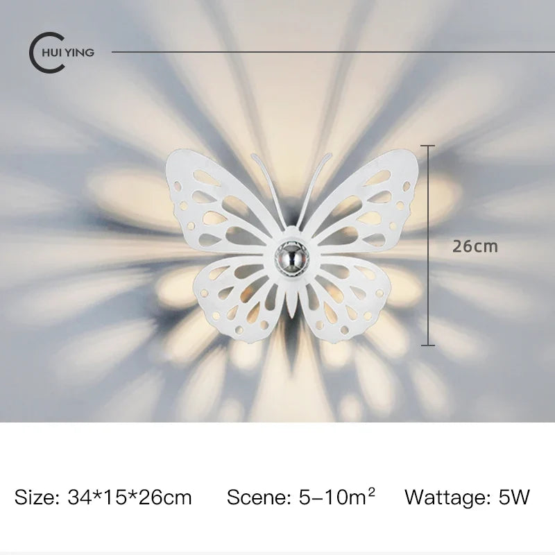 applique murale nordique en fer à led décorative pour intérieur élégant