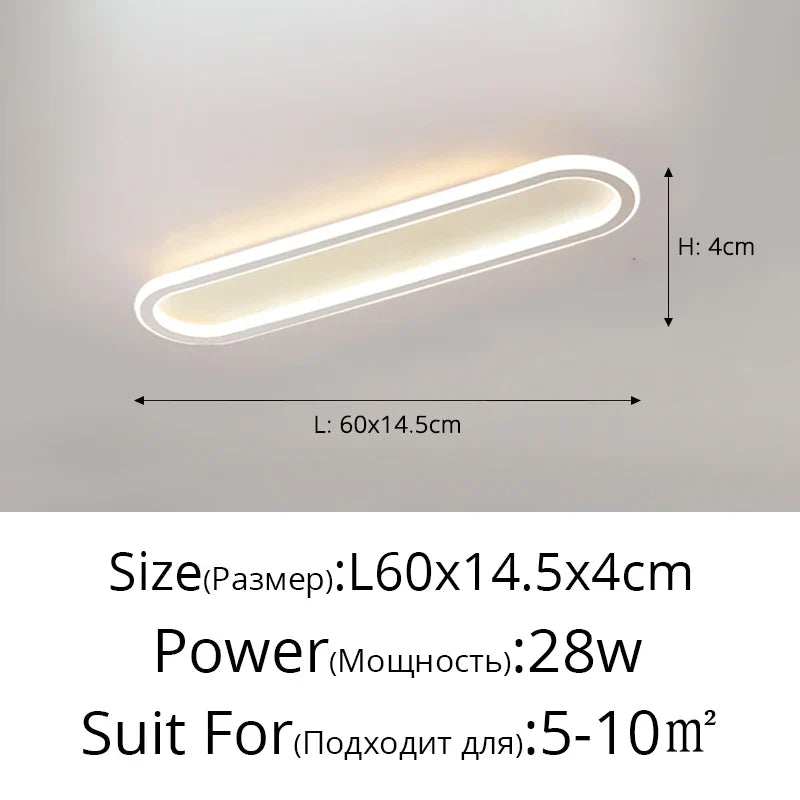 lustre moderne avec bande led robuste pour éclairage intérieur