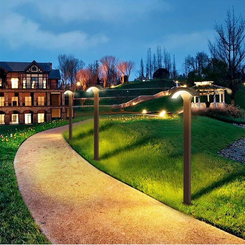 lampe led extérieure moderne pour jardin et cour