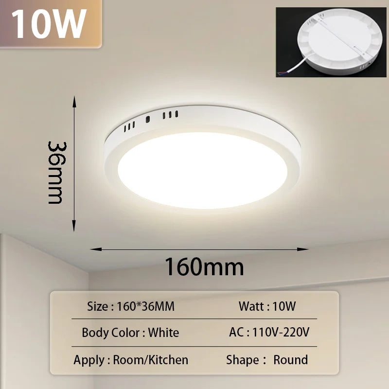 plafonnier led ultra fin panneau lumineux pour intérieur
