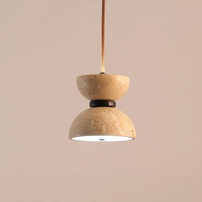 suspension en pierre naturelle rétro pour décoration nordique créative