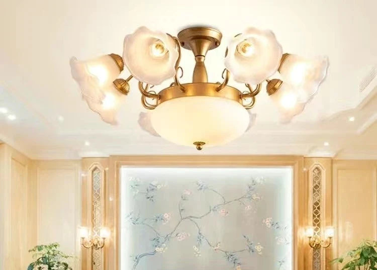2023 European Iron Art Chandelier For Living Room And Restaurant High-end American Led Energy-saving Lamp Bedroom Ceiling Light