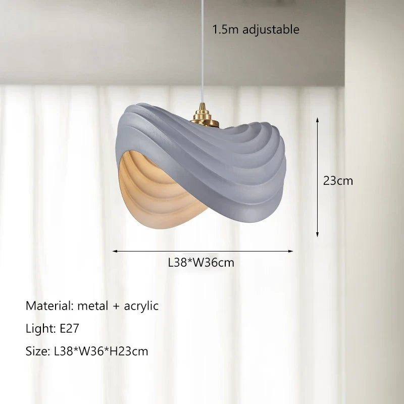 lustre style wabi sabi nordique led pour décoration maison