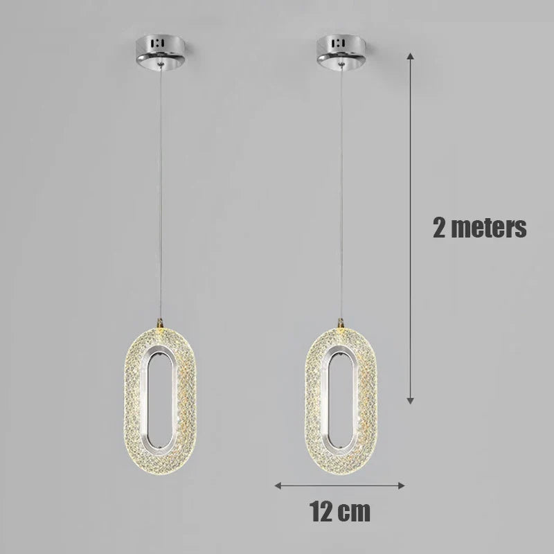 lustre led nordique décoration intérieure suspension