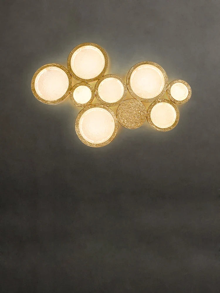 applique murale led miroir magique en cuivre décoration externe