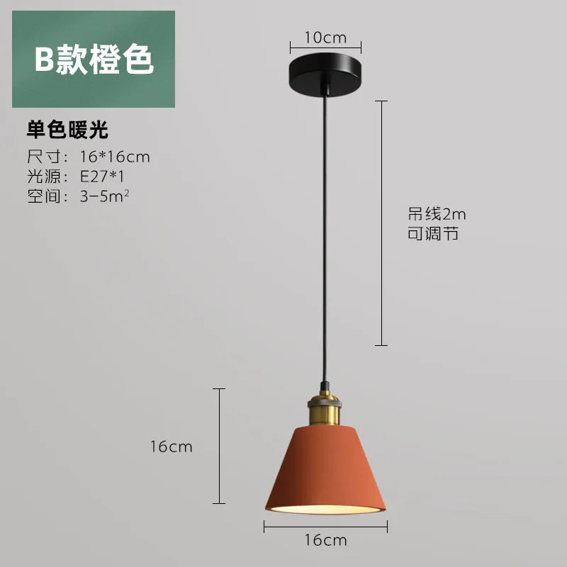 Suspension LED de Style industriel