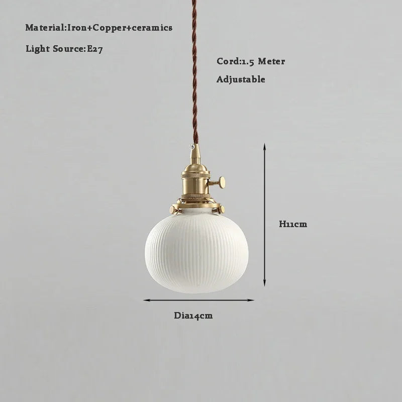 suspension moderne réglable en laiton pour intérieur rustique