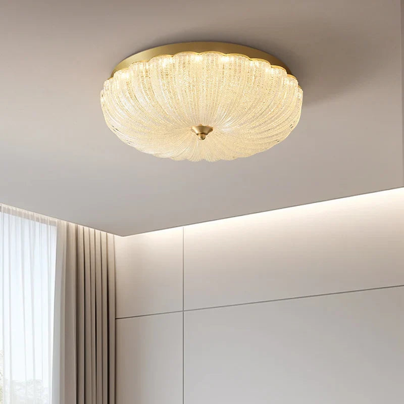 Warm and romantic children's room bedroom ceiling lamp, cream air, master bedroom ceiling light