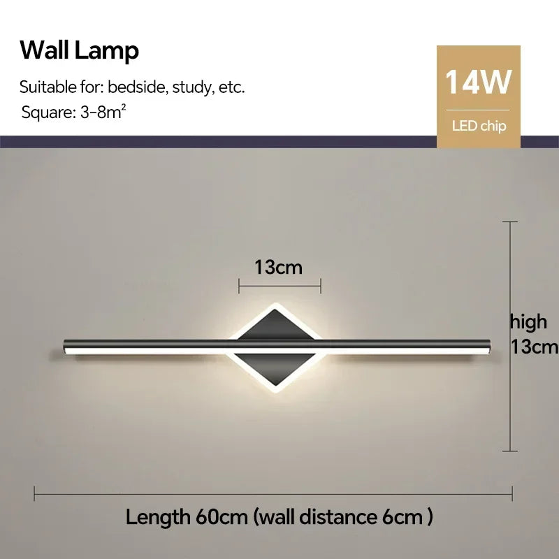 applique murale led moderne pour décoration intérieure élégante