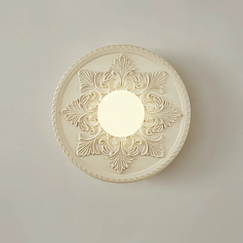 applique murale sculptée française éclairage de décoration classique