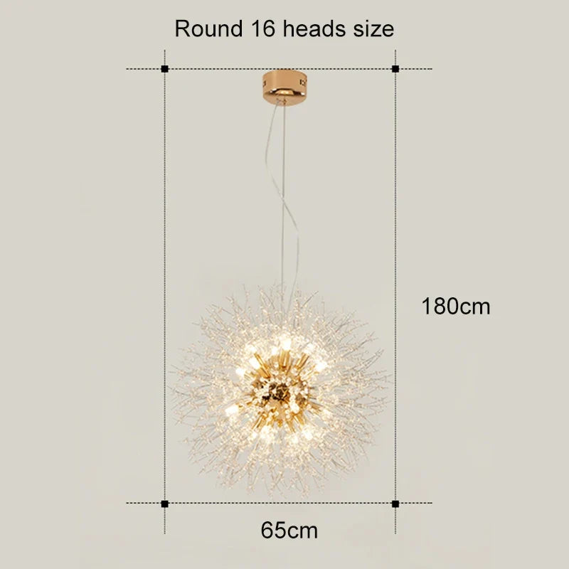 lustre à led moderne style nordique pour décoration intérieure