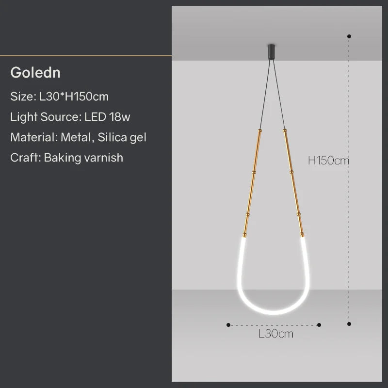 lustre moderne suspendu design minimaliste pour bar ou restaurant