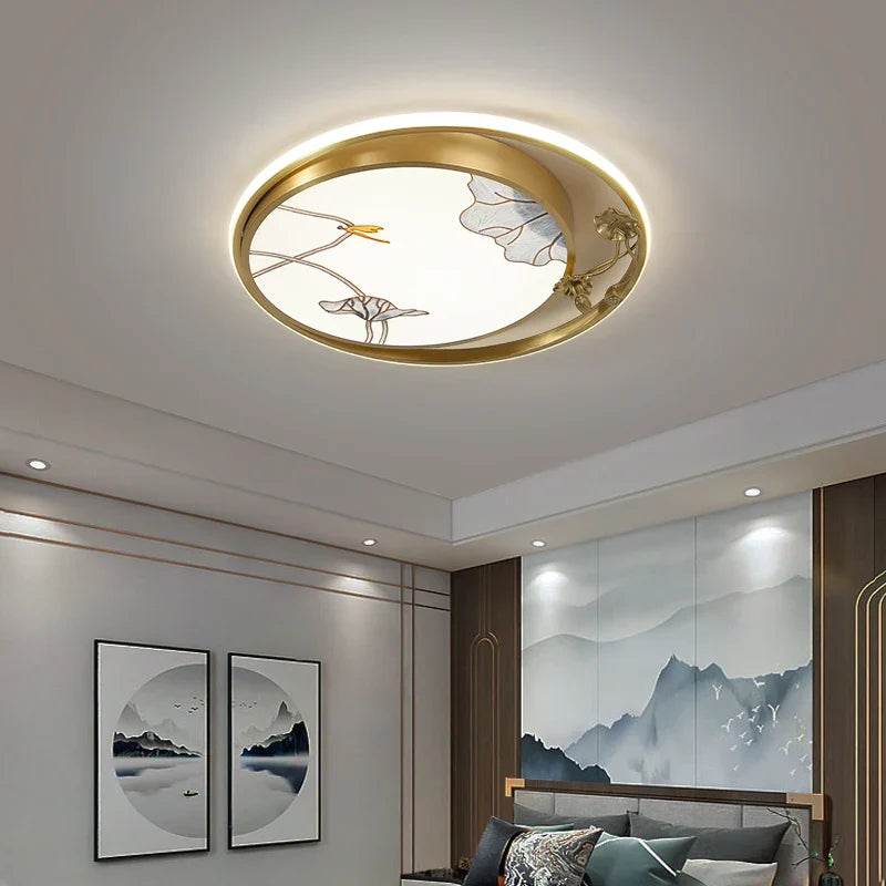 plafonnier led multicolore en émail pour intérieur moderne