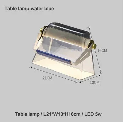 lampe de chevet créative en verre design nordique