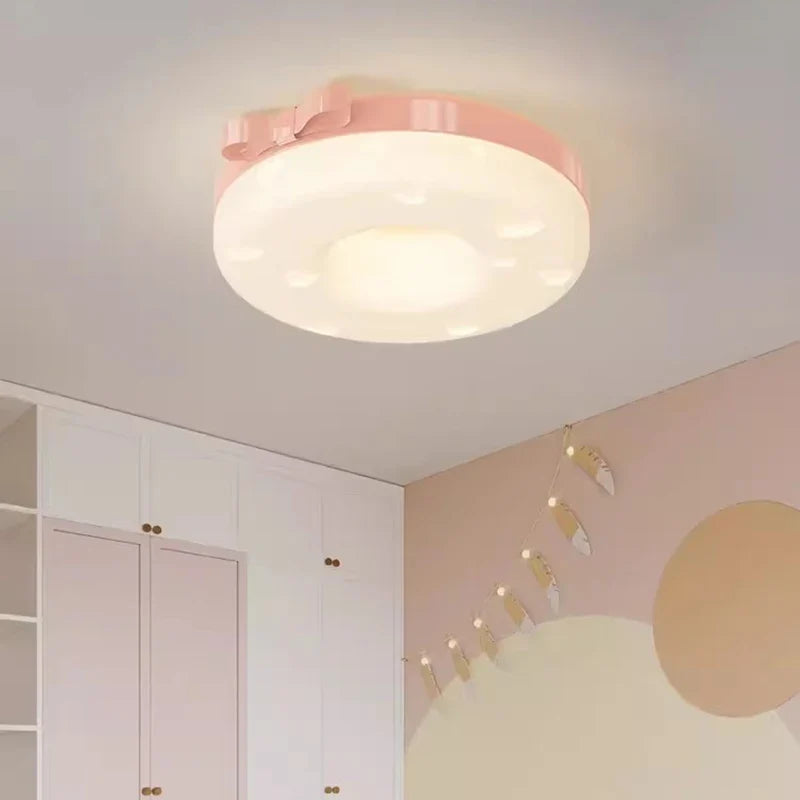 plafonnier forme de fromage pour pépinière de bébé fille