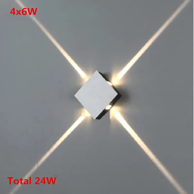 Applique murale LED carré minimaliste