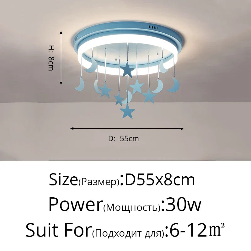 plafonnier led créatif pour enfant simple décoratif