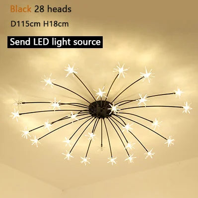 plafonnier led moderne nordique créatif ciel étoilé pour décoration maison