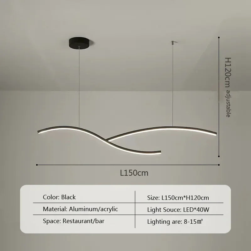 suspension acrylique hyperbolique design moderne décorative