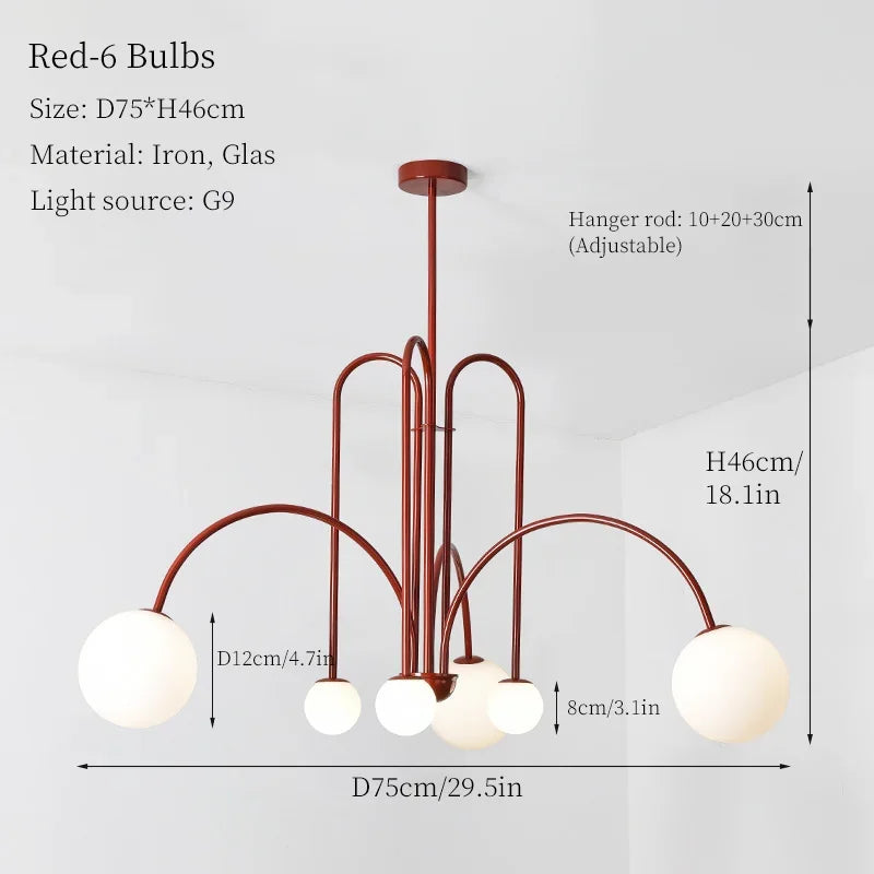 suspension led style italien pour décoration moderne et élégante