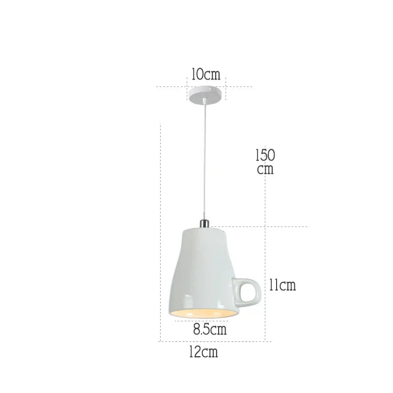 lampe suspension céramique moderne led