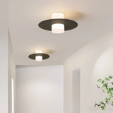 Plafonnier Led allée couloir couloir moderne pour salon salle à manger cuisine chambre noir blanc