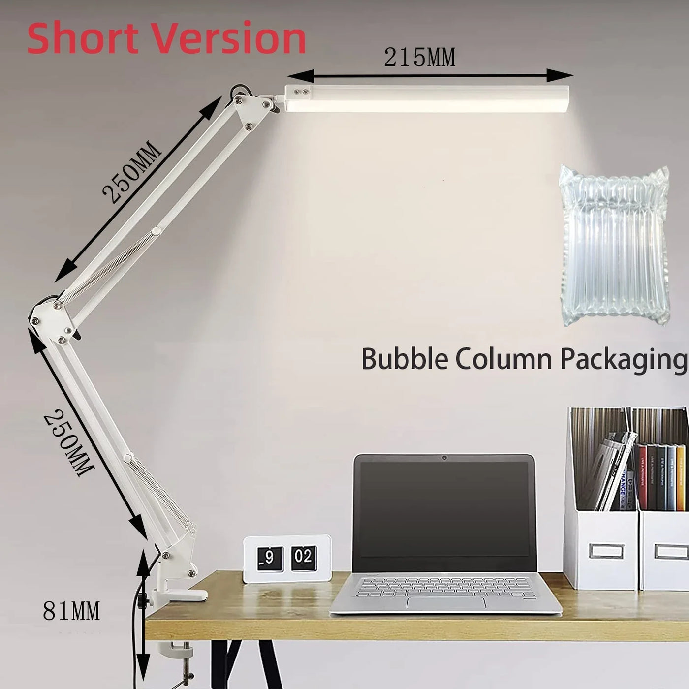 Lampe de bureau LED avec pince 10W