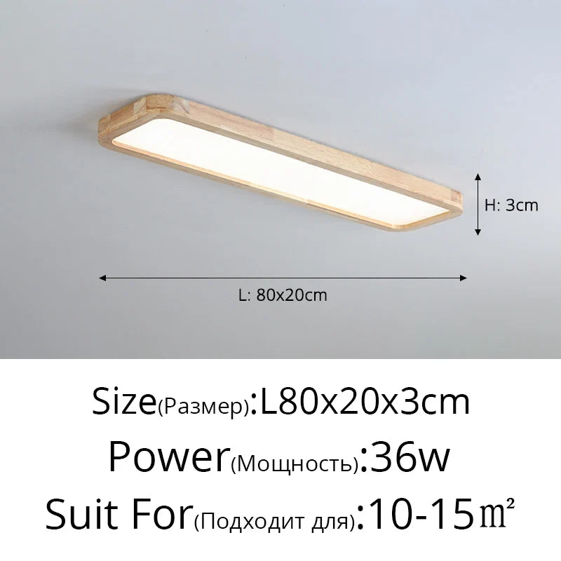 plafonnier led ultra-mince style nordique pour divers usages