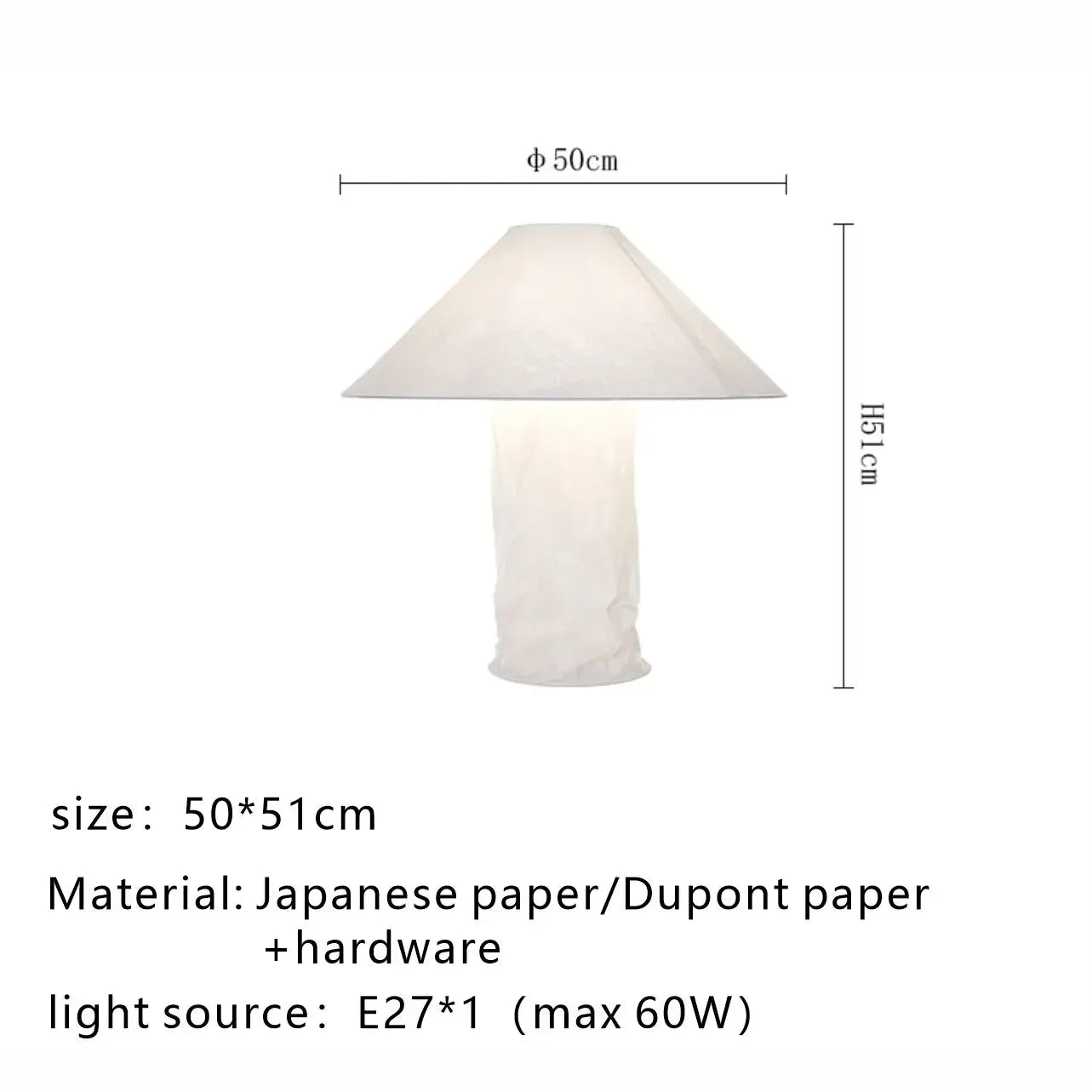 Nordic Designer Paper Table Desk Lamp Danish Floor Light for Living Room Bedroom