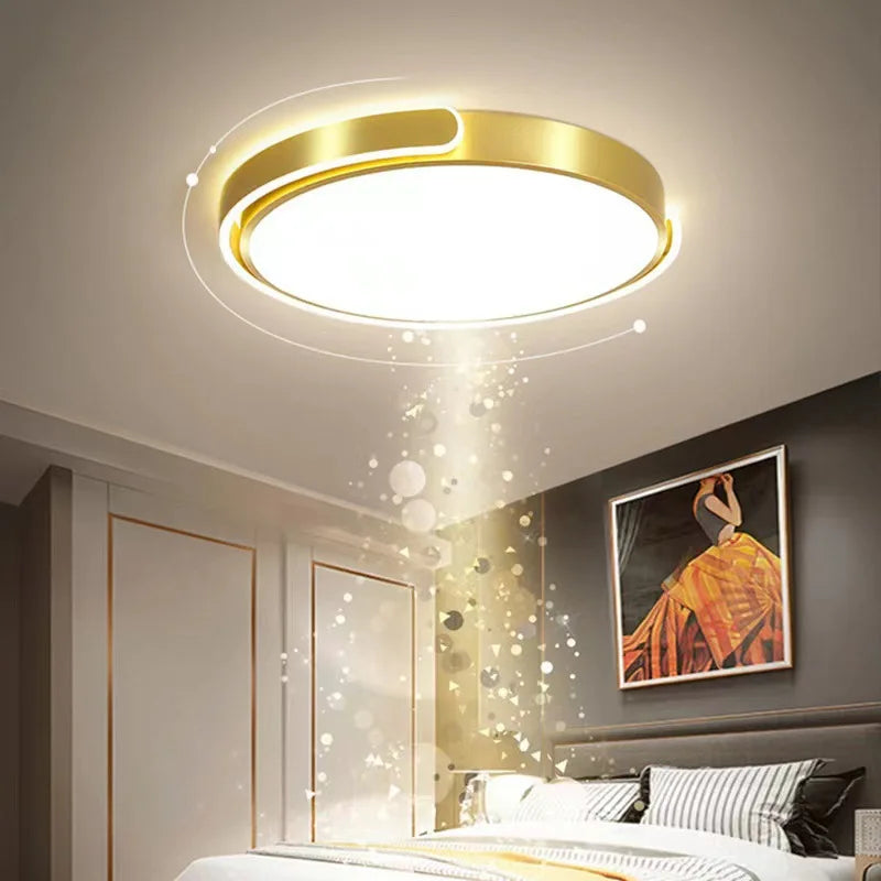 plafonnier moderne simple pour décoration chambre romantique