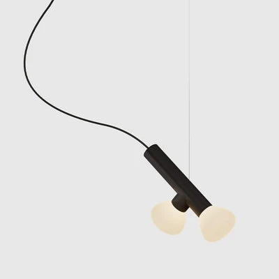 suspension moderne en verre pour éclairage créatif intérieur