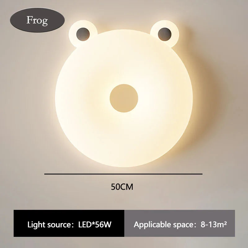 plafonnier led chat mignon pour chambre d'enfant prince et princesse