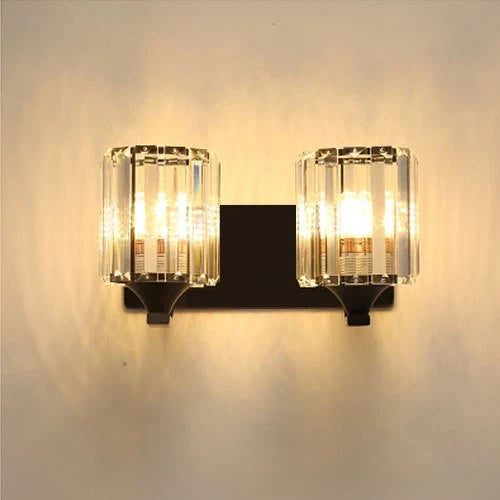 applique murale en cristal style européen coupe diamant brillante art déco