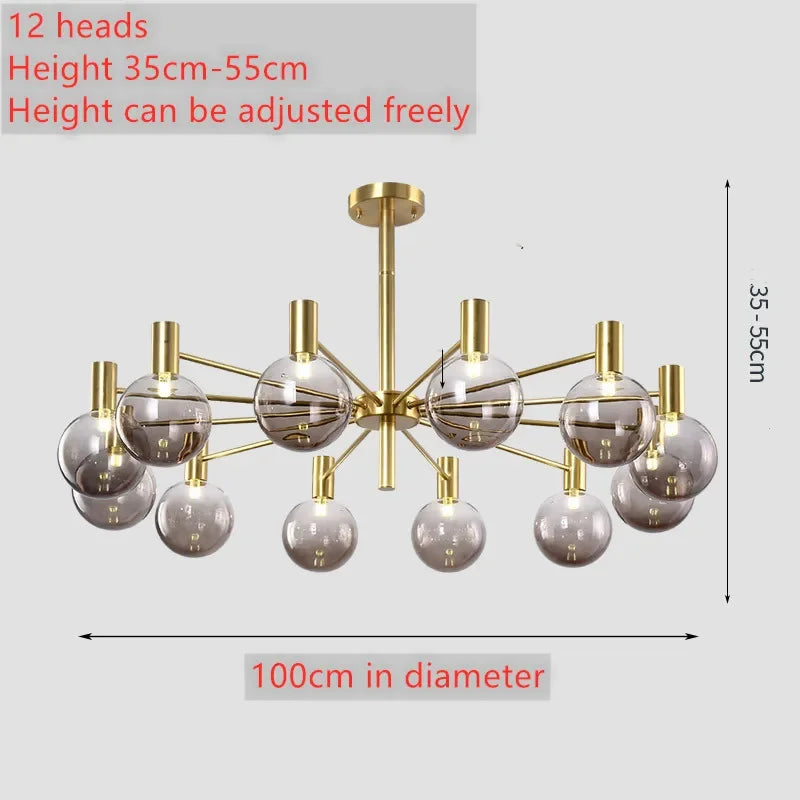 suspension led moderne vintage pour cuisine et salon