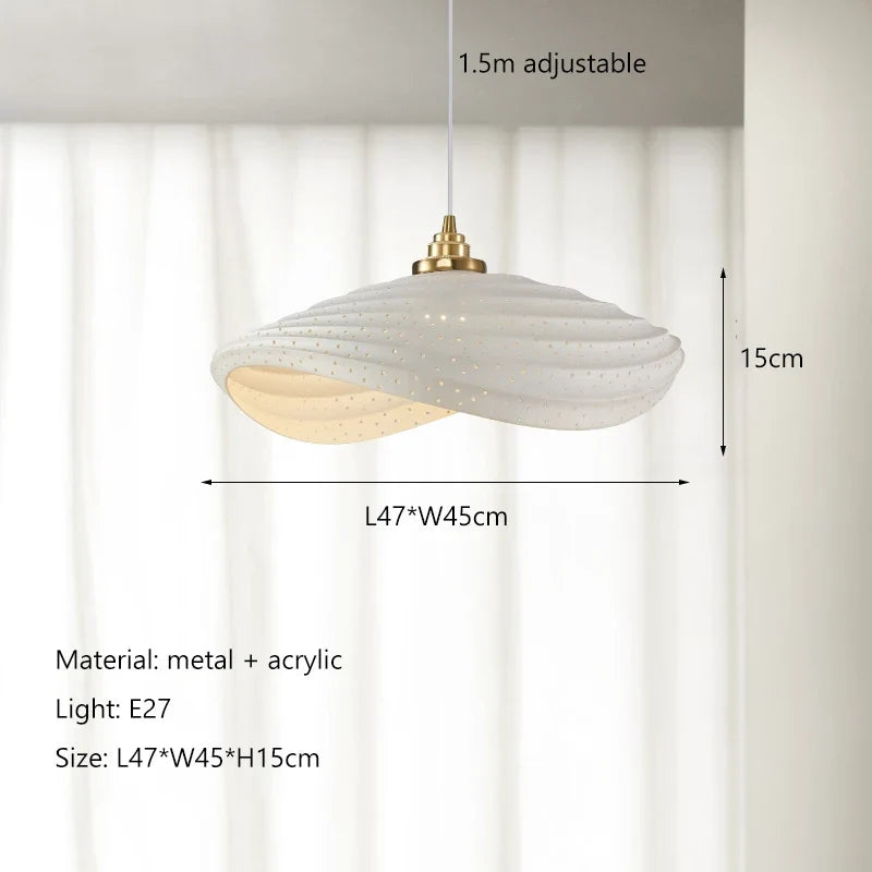 lustre style wabi sabi nordique led pour décoration maison