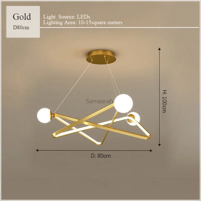 suspension design nordique moderne pour intérieur élégant