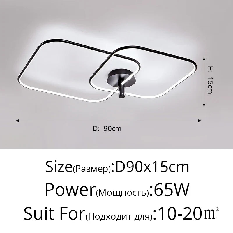 lustre led créatif moderne de luxe pour éclairage intérieur