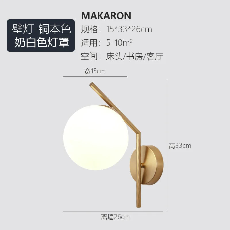 European style living room, bedroom, bedside wall lamp, study room, staircase, hallway, LED lamp, modern hotel, hotel wall lamp