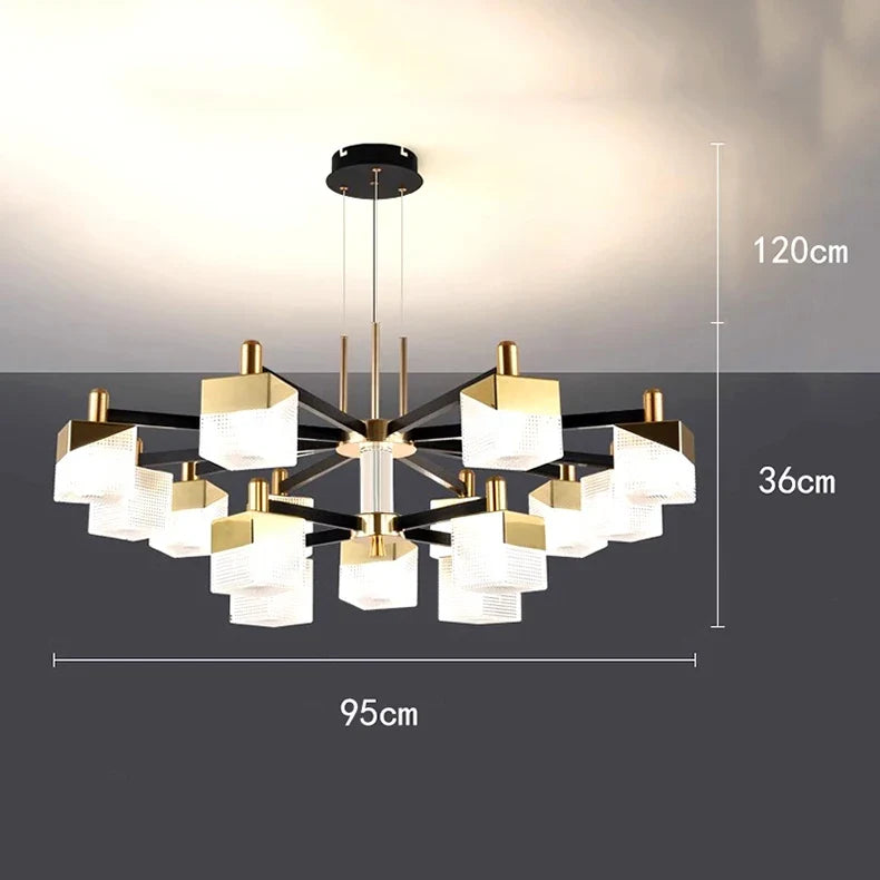 lustres modernes led suspendus pour éclairage intérieur