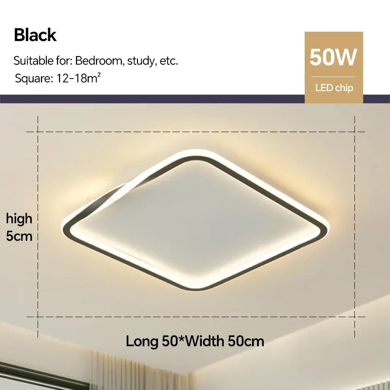 plafonnier led moderne pour décoration intérieure élégante