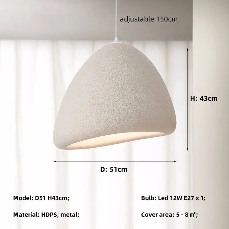 suspension wabi sabi 2023 style crème moderne minimaliste