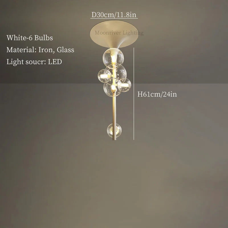 lustre moderne à led design créatif pour intérieur élégant