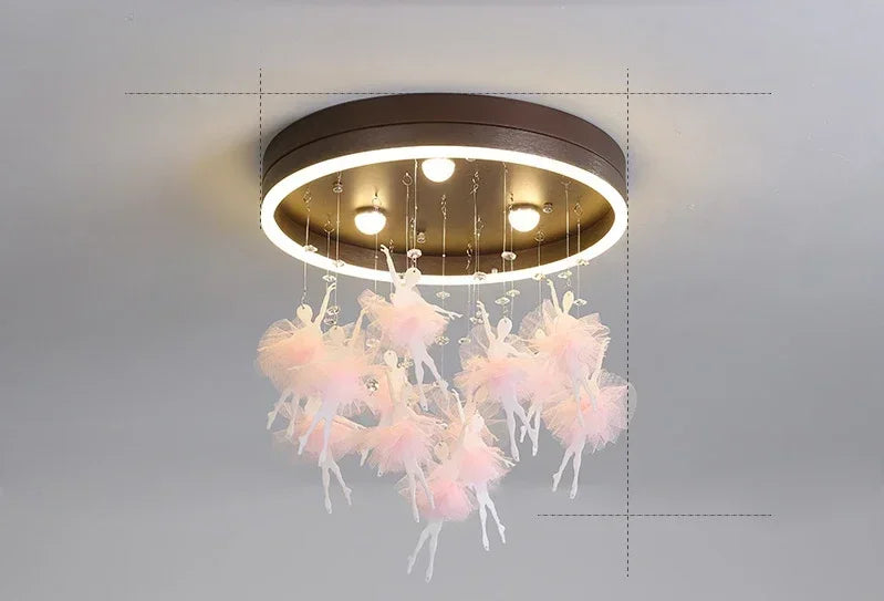 plafonnier led créatif nordique pour éclairage chaleureux et romantique
