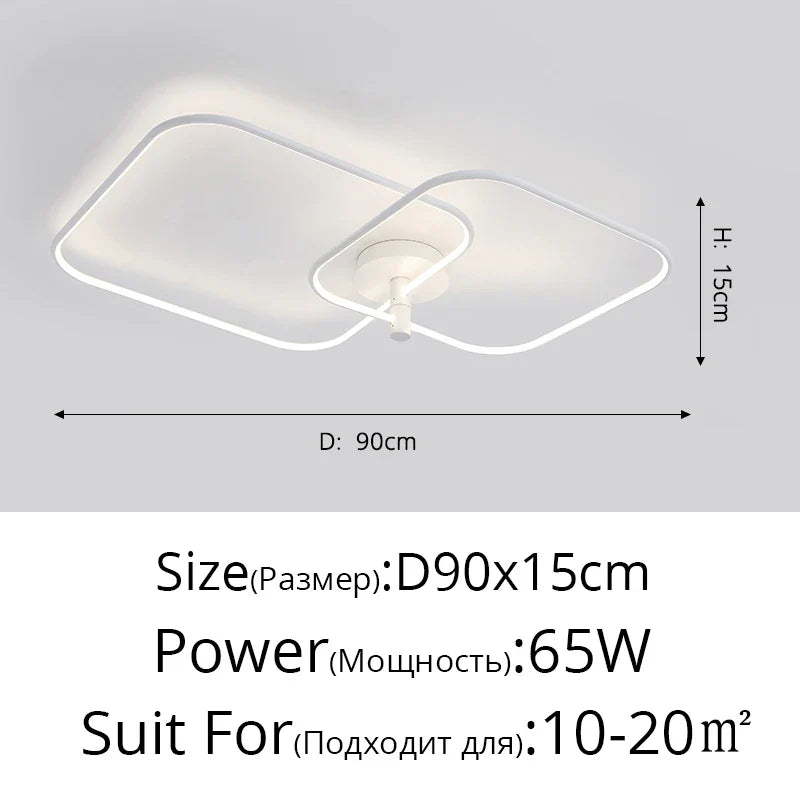 lustre led créatif moderne de luxe pour éclairage intérieur