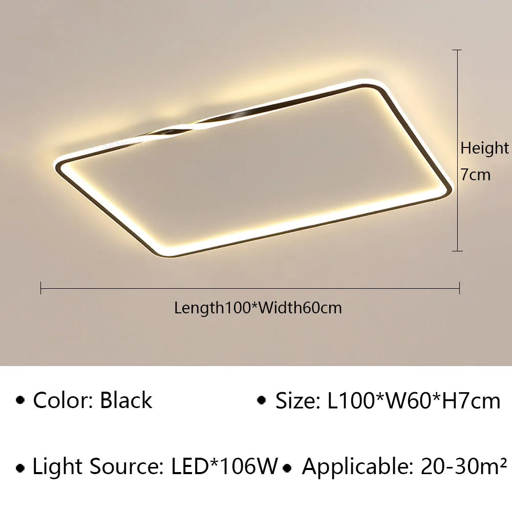 plafonnier led moderne pour décoration intérieure élégante et contemporaine