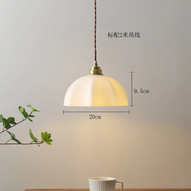 suspension design en cuivre pour restaurant et magasin