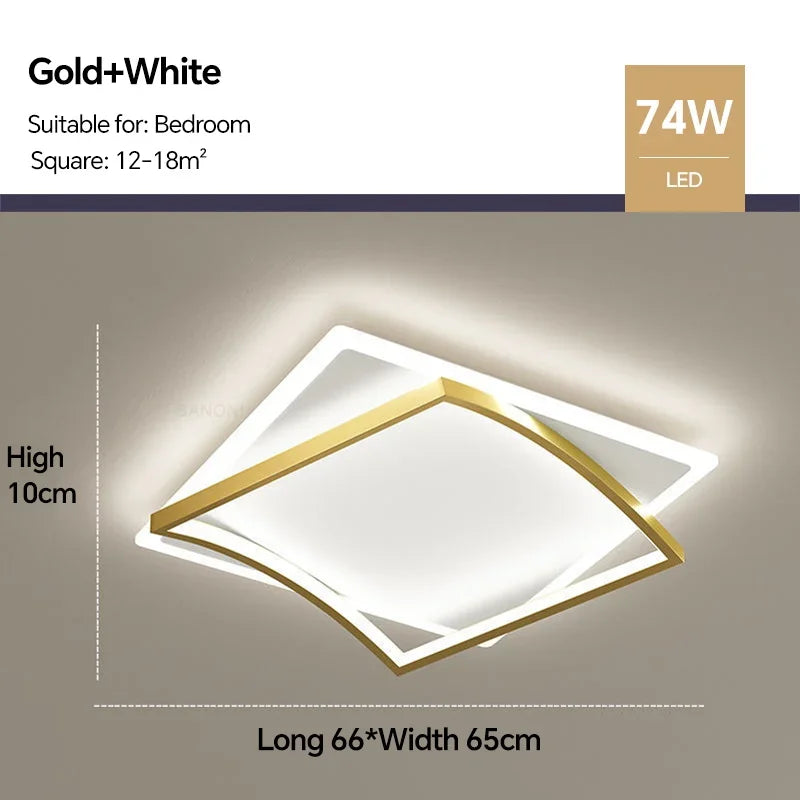 lustre moderne à leds pour intérieur de maison