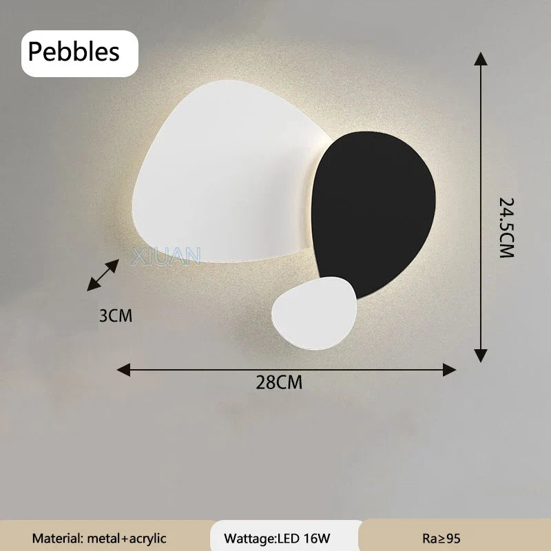 lampe de chevet moderne aux formes géométriques variées